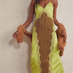 Free People Intimately Let's Get Away Maxi Slip Dress Size XS